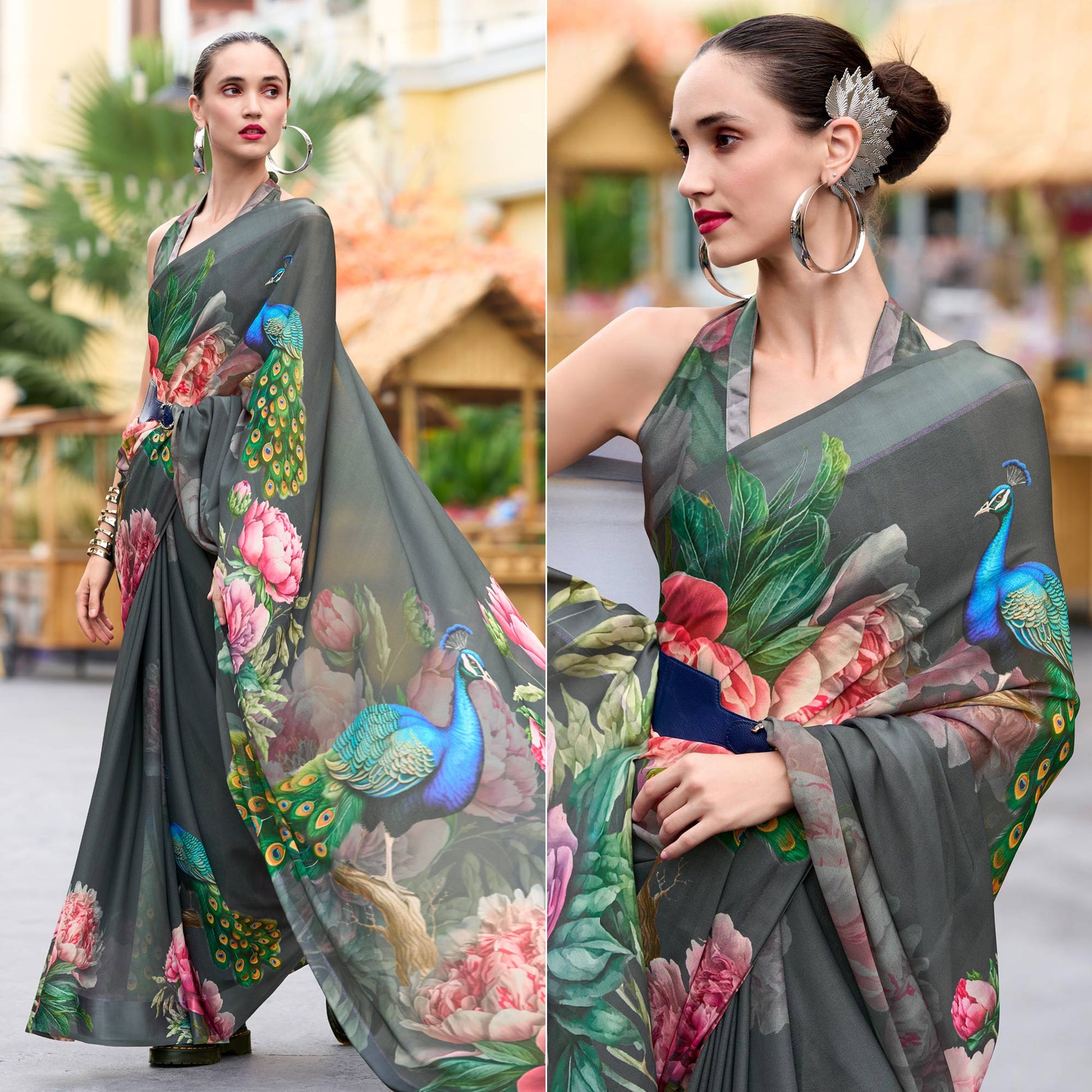 grey-floral-printed-georgette-saree-15