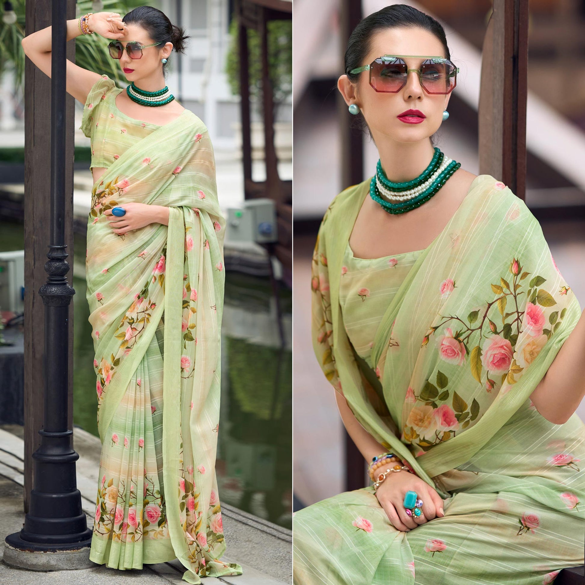 green-floral-digital-printed-georgette-saree-20