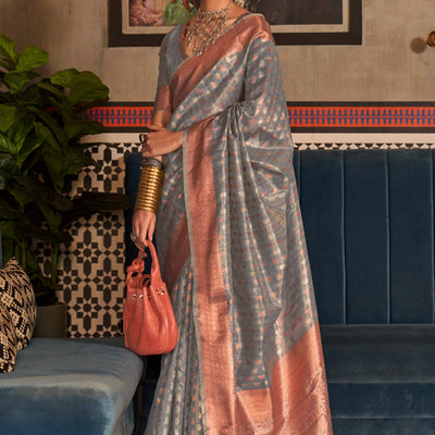 grey-handloom-zari-woven-tissue-saree