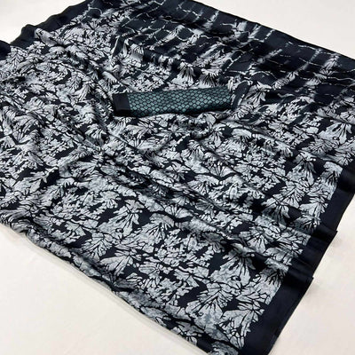grey-black-contemporary-printed-satin-saree