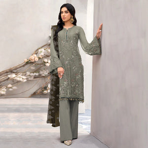 green-floral-embroidered-georgette-semi-stitched-pakistani-suit-9