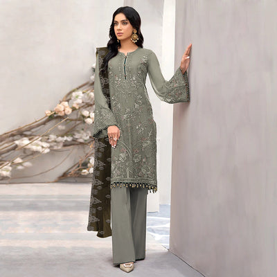 green-floral-embroidered-georgette-semi-stitched-pakistani-suit-9