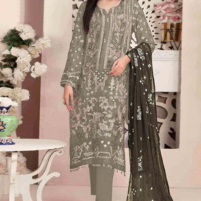 green-floral-embroidered-with-handwork-georgette-semi-stitched-pakistani-suit