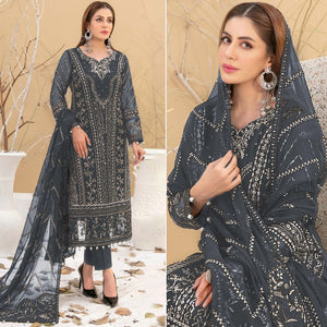 grey-floral-embroidered-georgette-semi-stitched-pakistani-suit-4