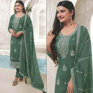 green-floral-embroidered-organza-semi-stitched-salwar-suit