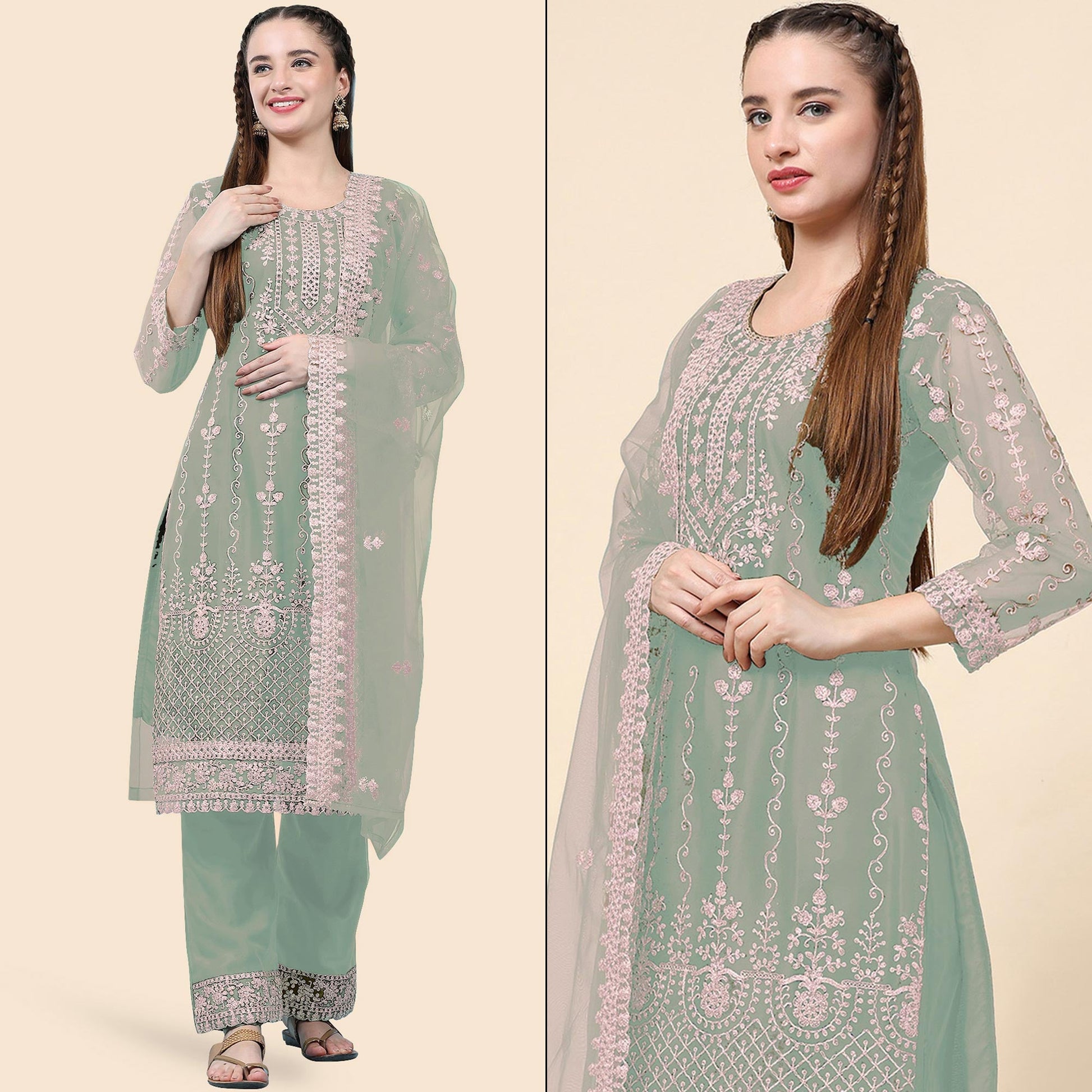 green-sequins-embroidered-net-semi-stitched-pakistani-suit