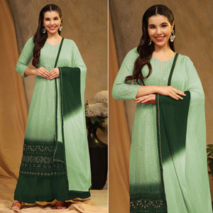 green-sequins-embroidered-georgette-semi-stitched-sharara-suit