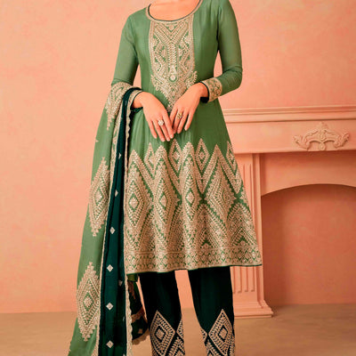 green-floral-sequins-embroidered-chinon-suit