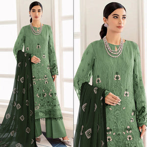 green-embroidered-georgette-semi-stitched-pakistani-suit-1