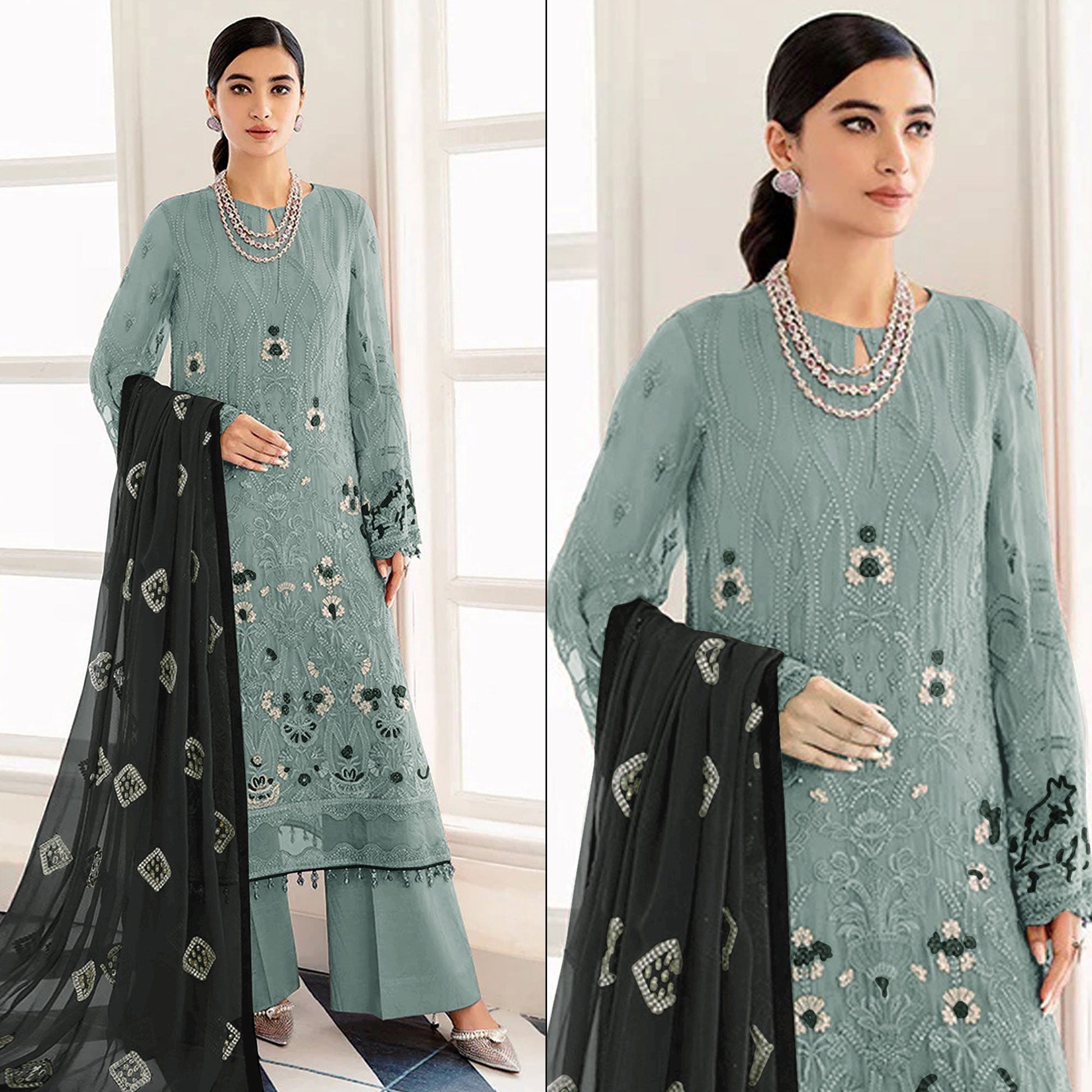 grey-embroidered-georgette-semi-stitched-pakistani-suit