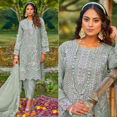 green-floral-embroidered-organza-semi-stitched-pakistani-suit-1