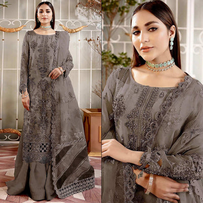 grey-floral-sequins-embroidered-organza-semi-stitched-pakistani-suit