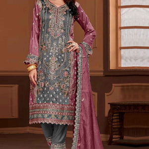 grey-mauve-floral-sequins-embroidery-vichitra-silk-semi-stitched-pakistani-suit
