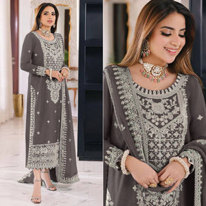 grey-embroidered-organza-pakistani-dress-material