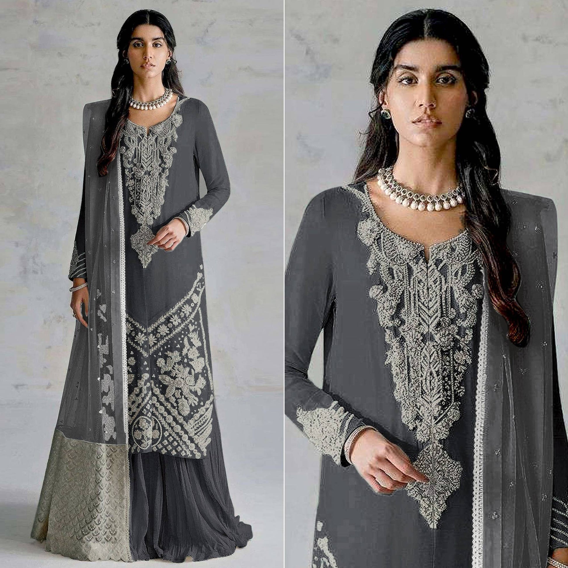 grey-embroidered-georgette-pakistani-dress-material