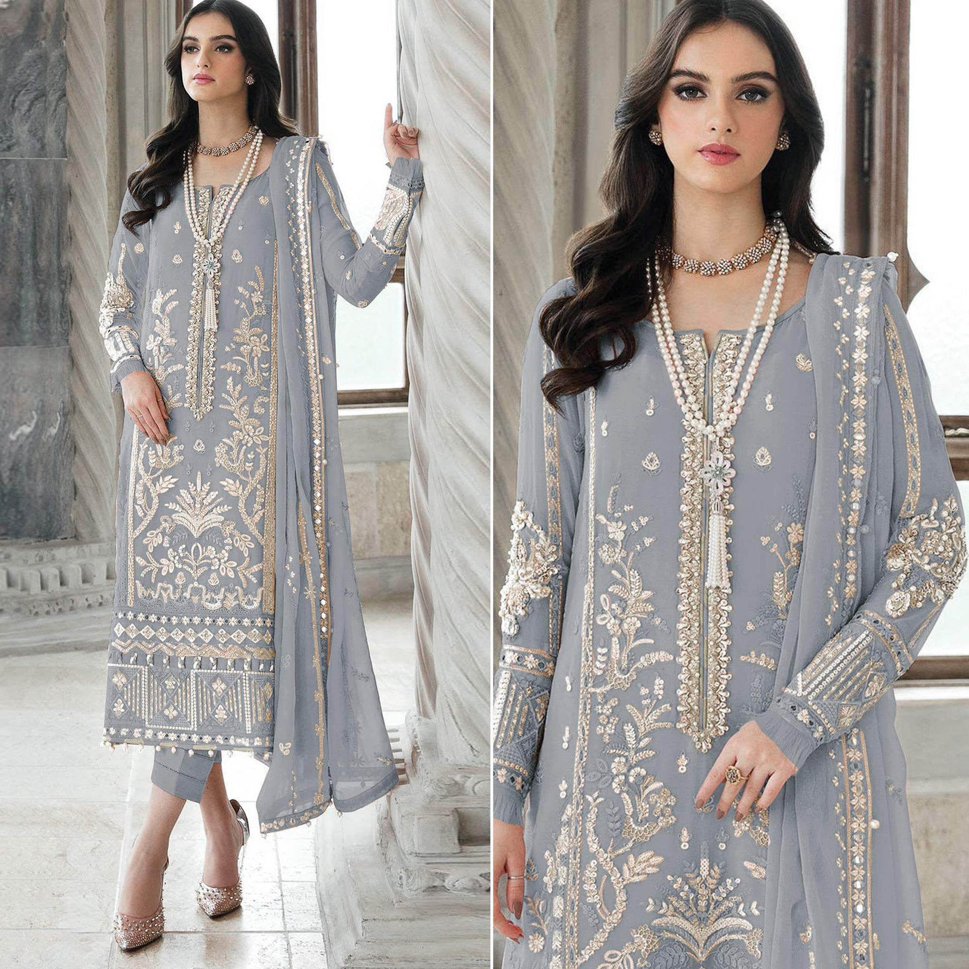 grey-floral-sequins-embroidered-georgette-semi-stitched-suit