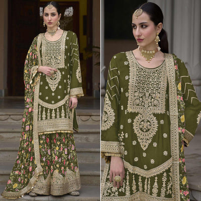 green-floral-sequins-embroidered-chinon-salwar-suit
