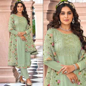 green-floral-sequins-embroidered-georgette-semi-stitched-salwar-suit