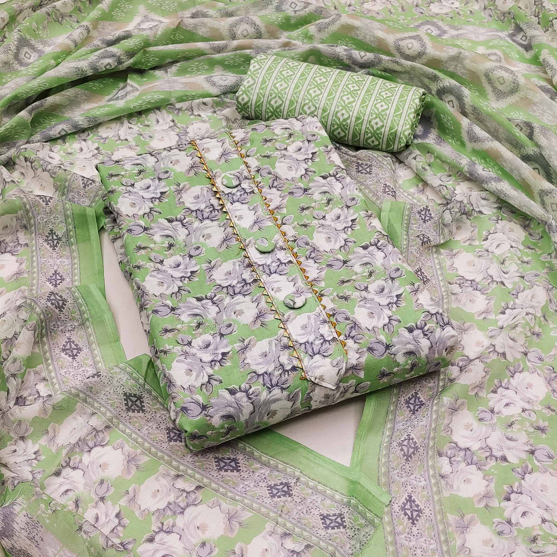 green-floral-printed-pure-cotton-dress-material-2
