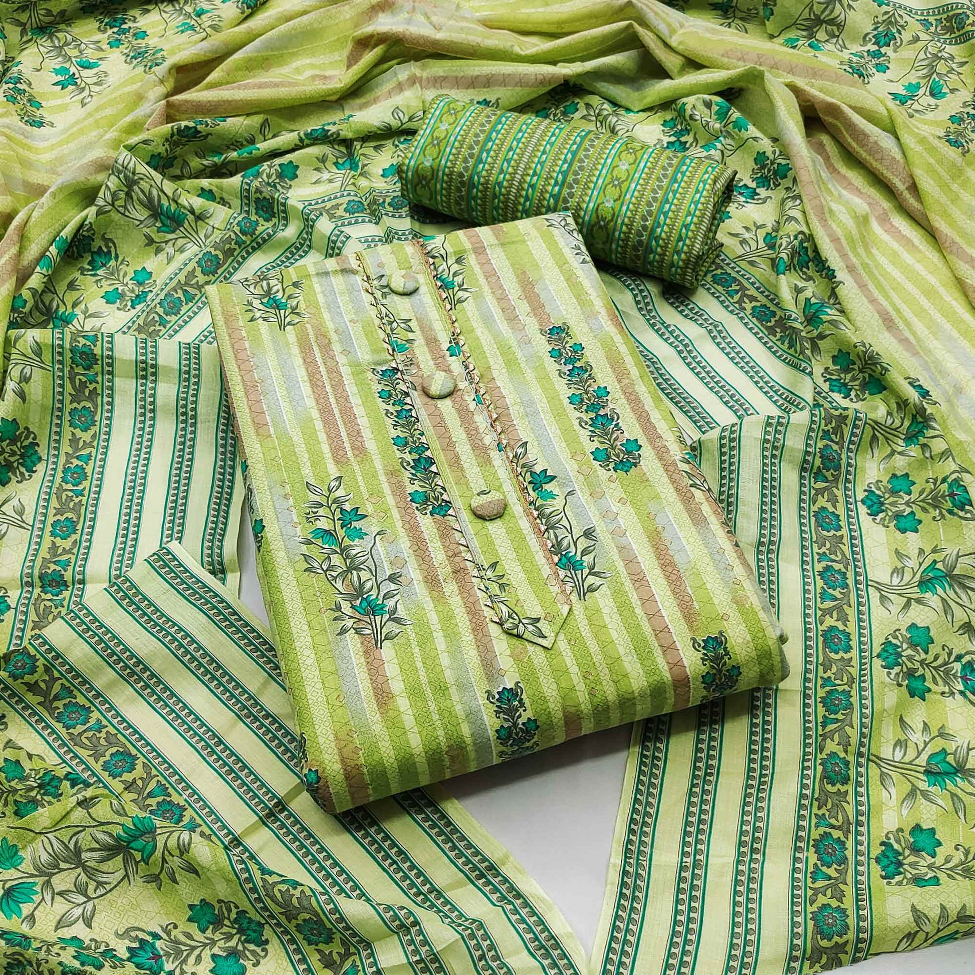 green-floral-printed-pure-cotton-dress-material-4