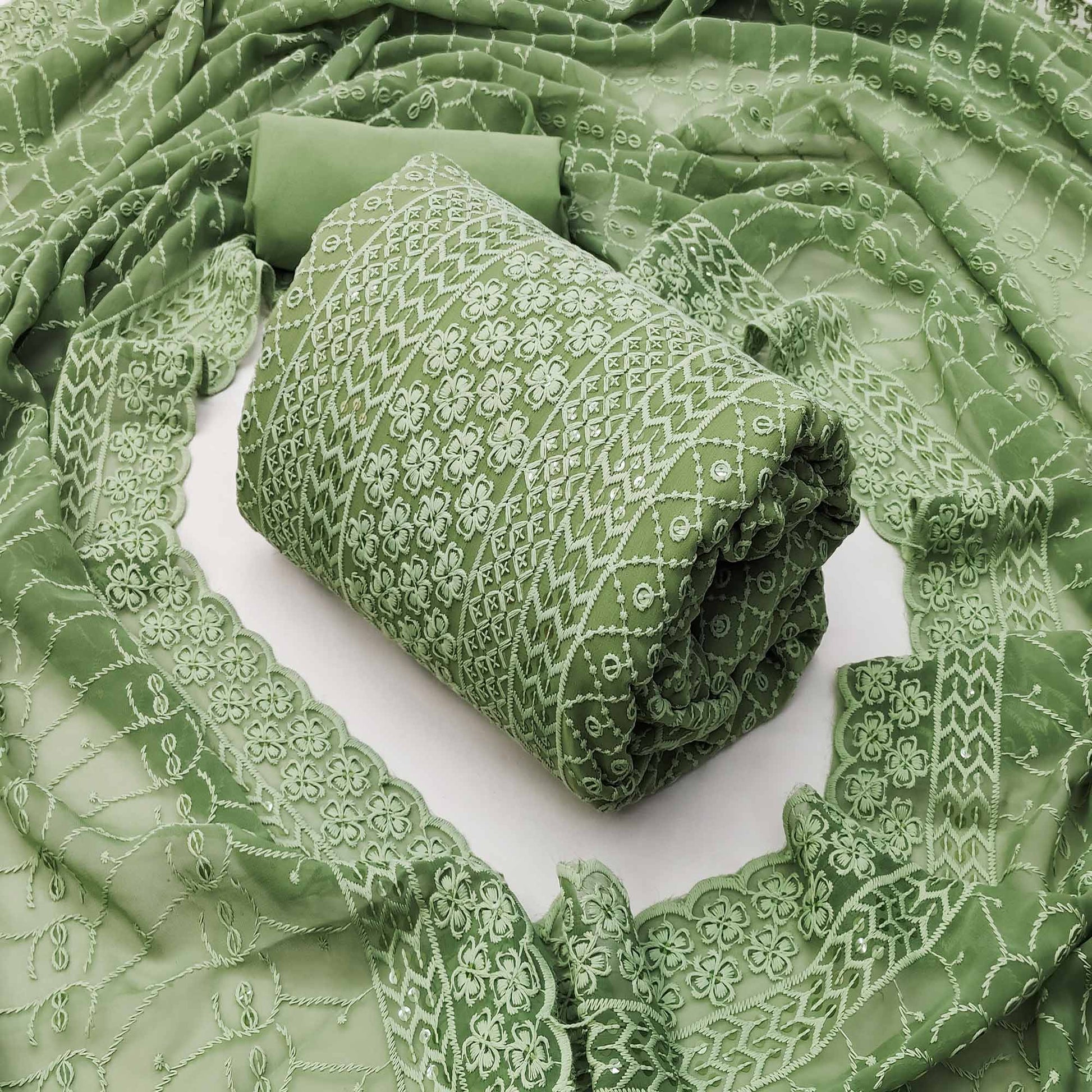 green-floral-embroidered-dress-material