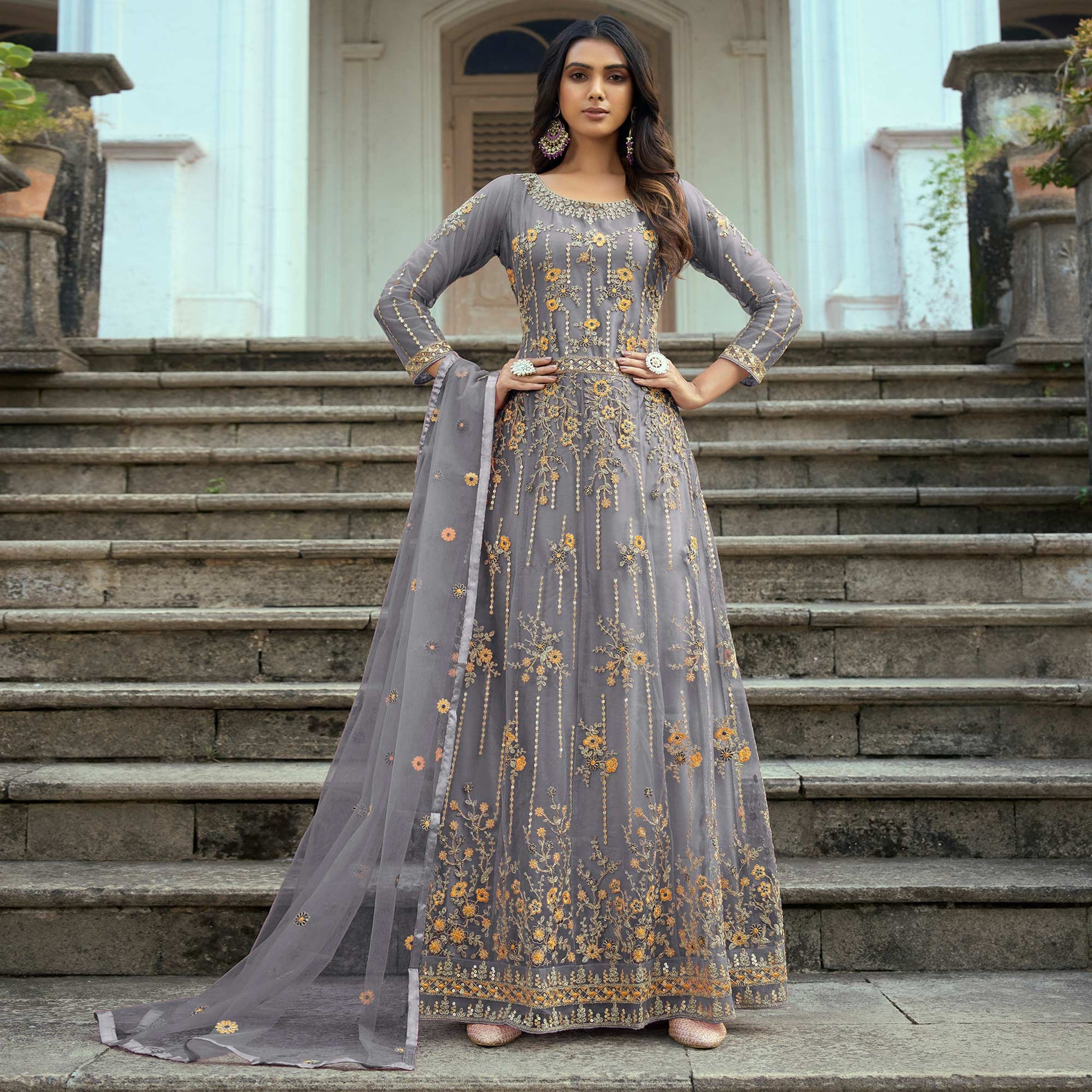grey-floral-sequins-embroidered-net-semi-stitched-anarkali-suit-1