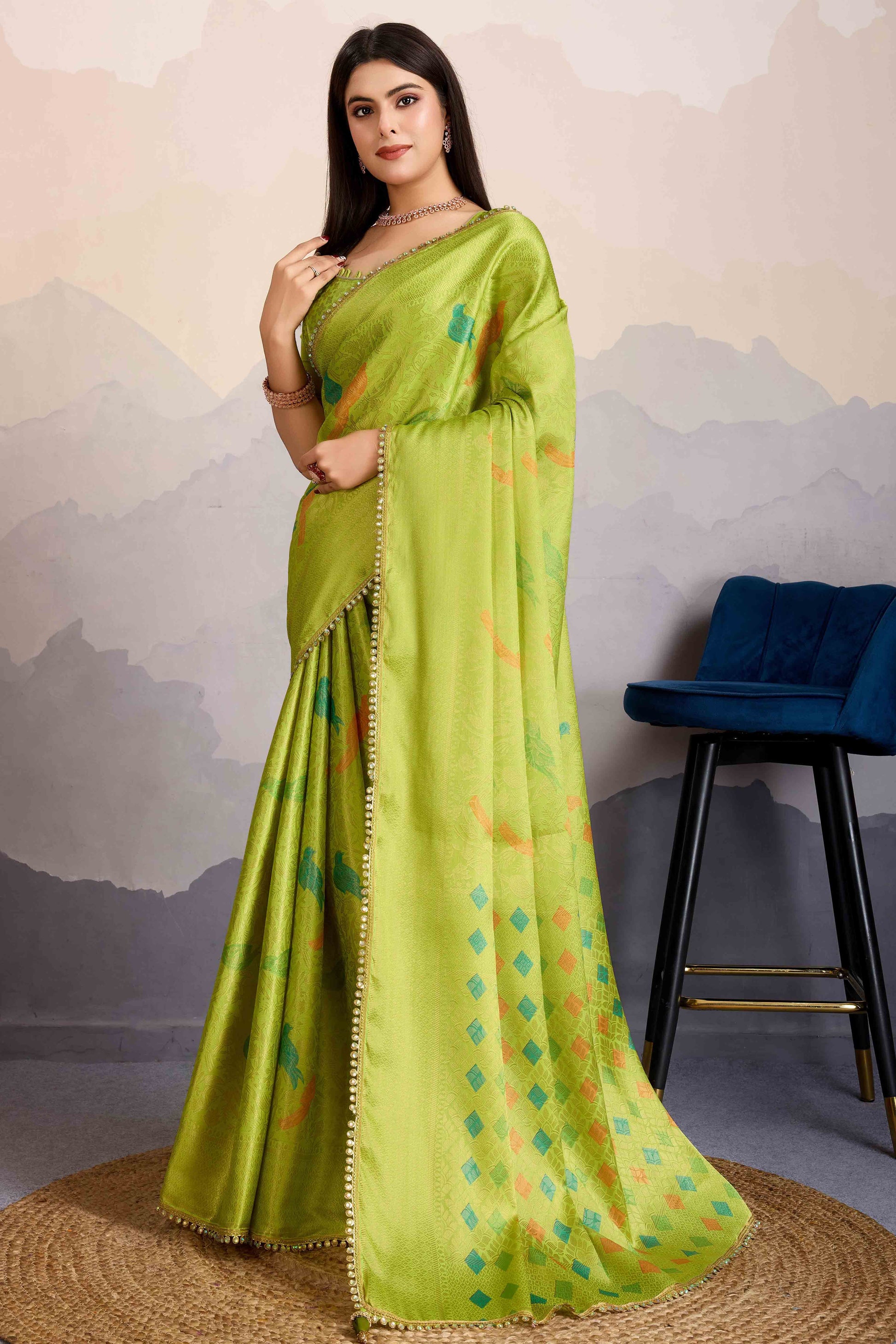 green-zari-weaving-mysore-brocade-silk-saree
