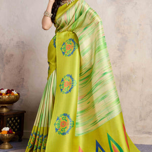 green-kanoko-print-weaving-soft-banarasi-silk-saree