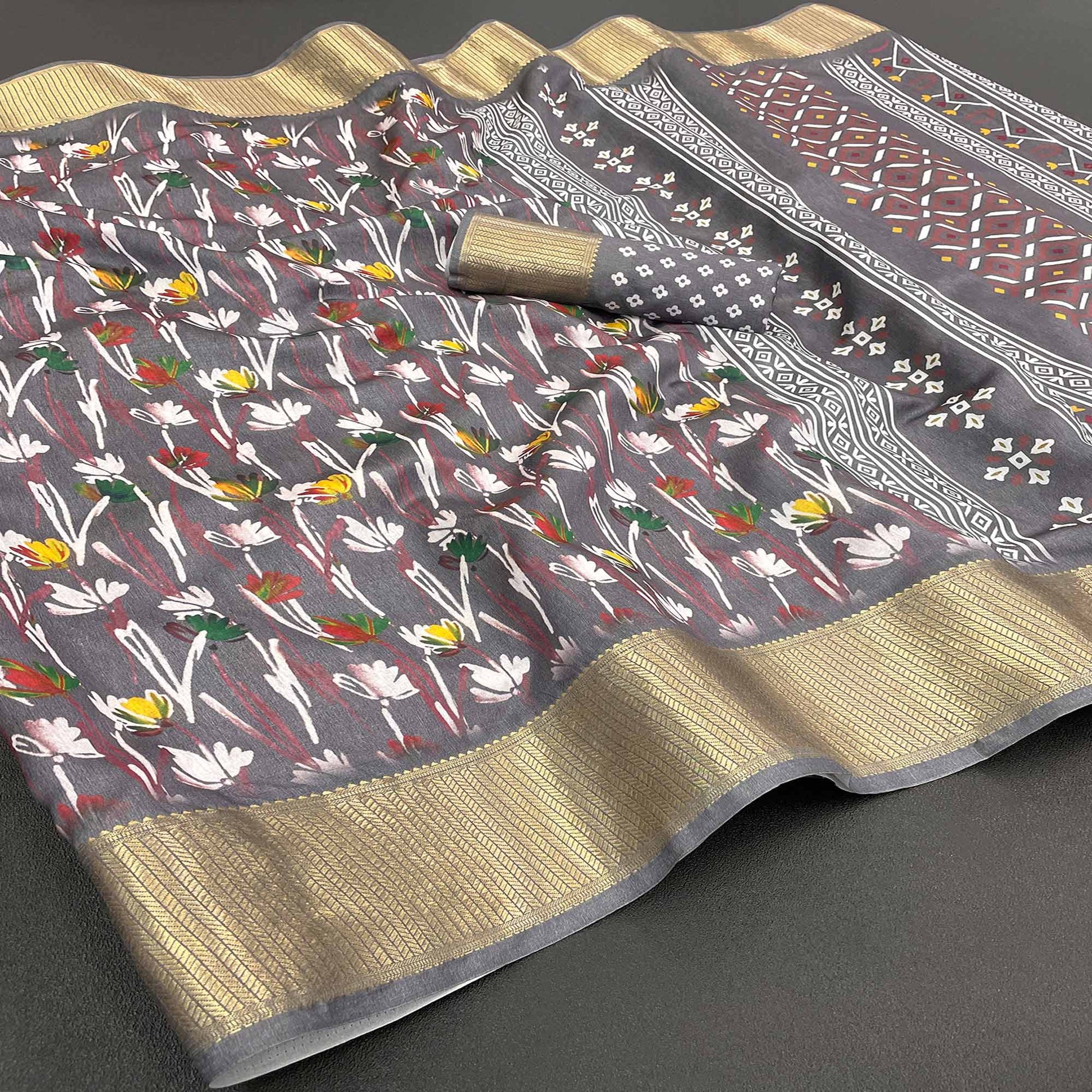 grey-floral-digital-printed-with-woven-border-dola-silk-saree-1