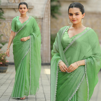 green-stonework-tussar-silk-saree