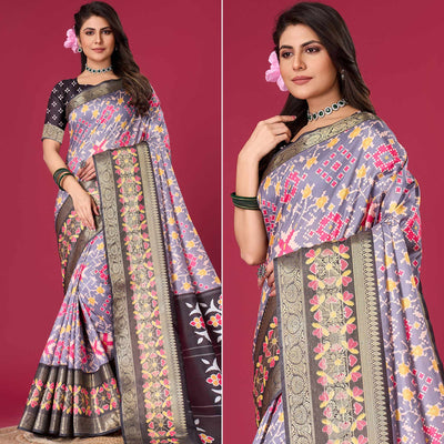 grey-black-digital-patola-printed-with-woven-border-dola-silk-saree