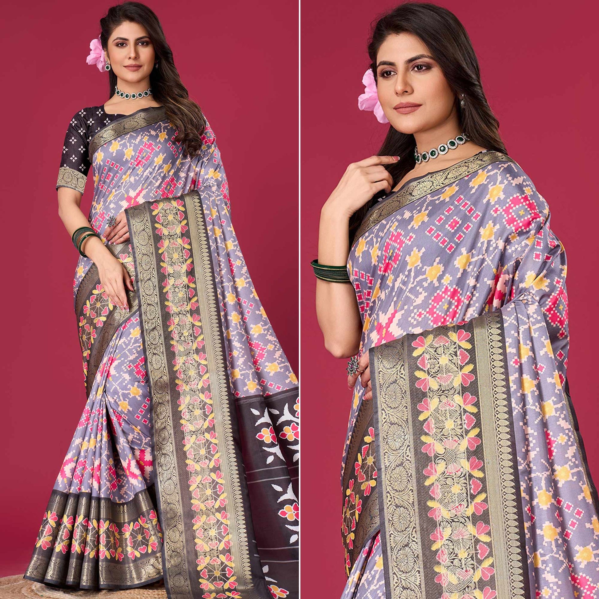 grey-black-digital-patola-printed-with-woven-border-dola-silk-saree