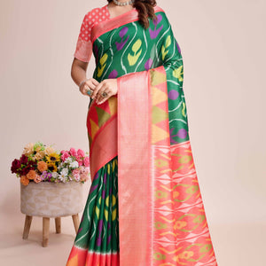 green-patola-printed-dola-silk-saree-6