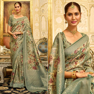 green-floral-digital-printed-tissue-saree-with-tassels-1