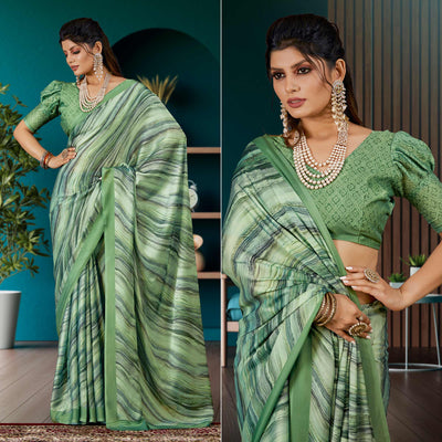 green-digital-printed-satin-saree-2