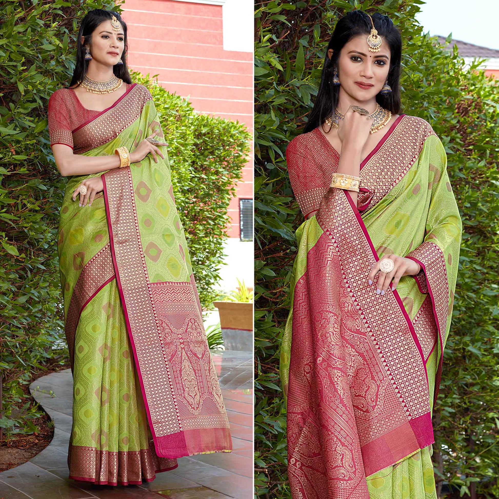 green-woven-art-silk-saree-10