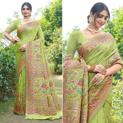 11green-woven-pure-silk-saree