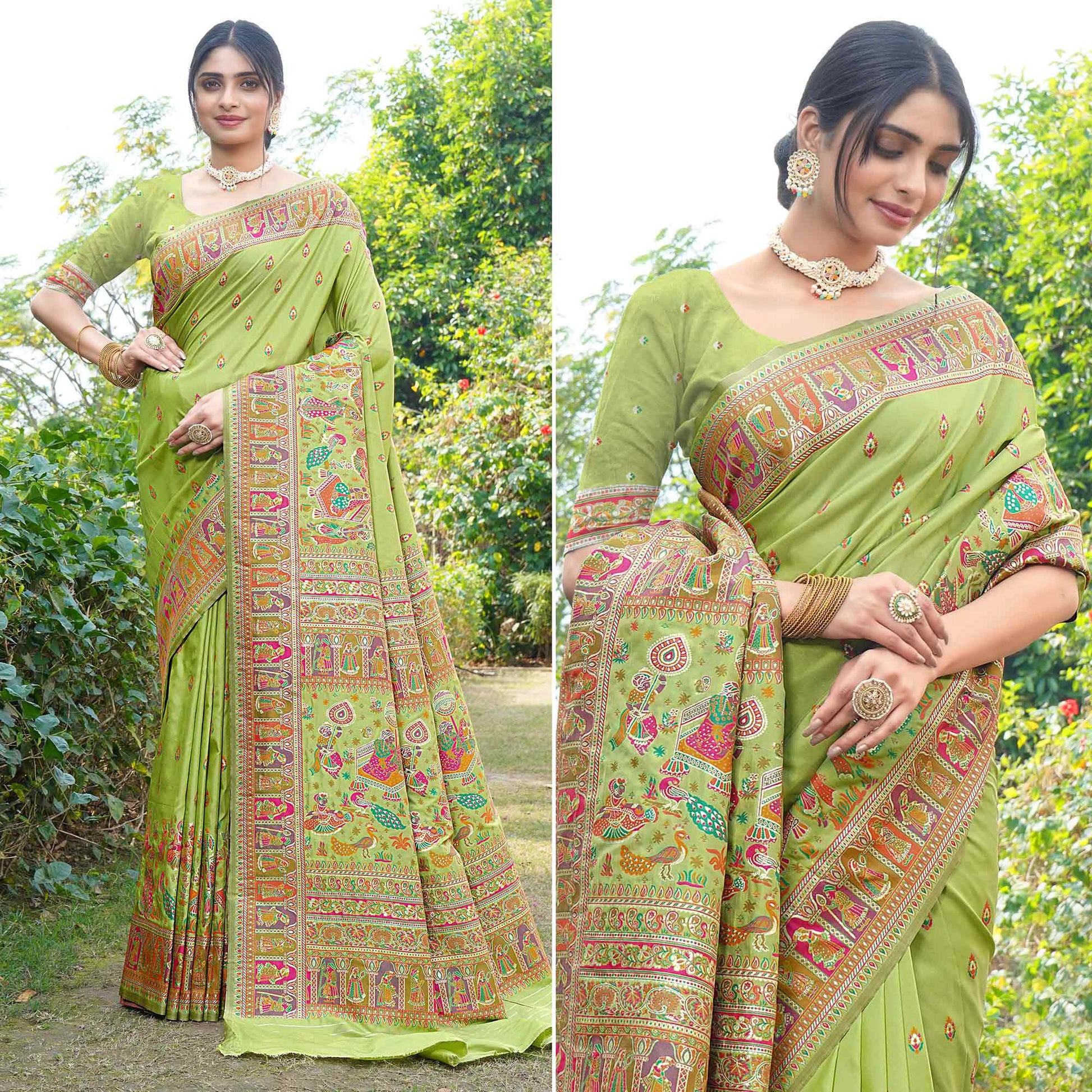 11green-woven-pure-silk-saree