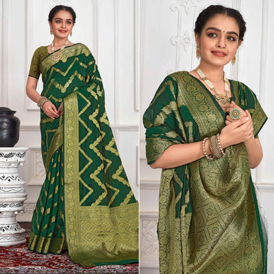 green-floral-woven-organza-saree-15