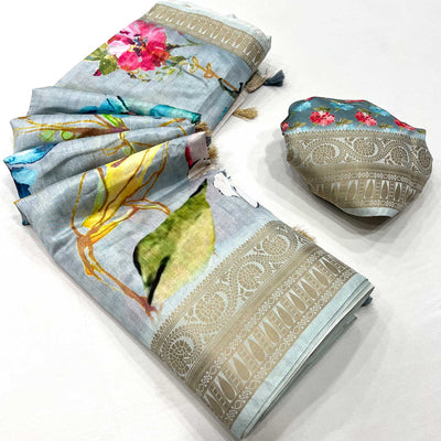 grey-digital-printed-dola-silk-saree-with-woven-border