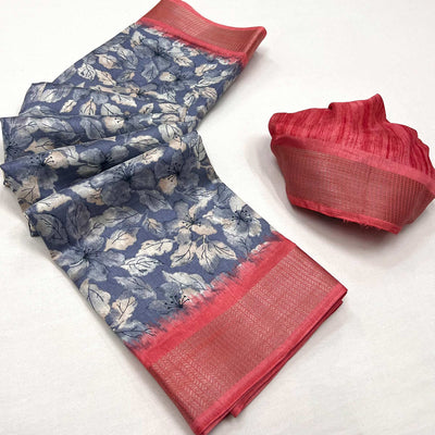 grey-floral-printed-dola-silk-saree-with-woven-border-3