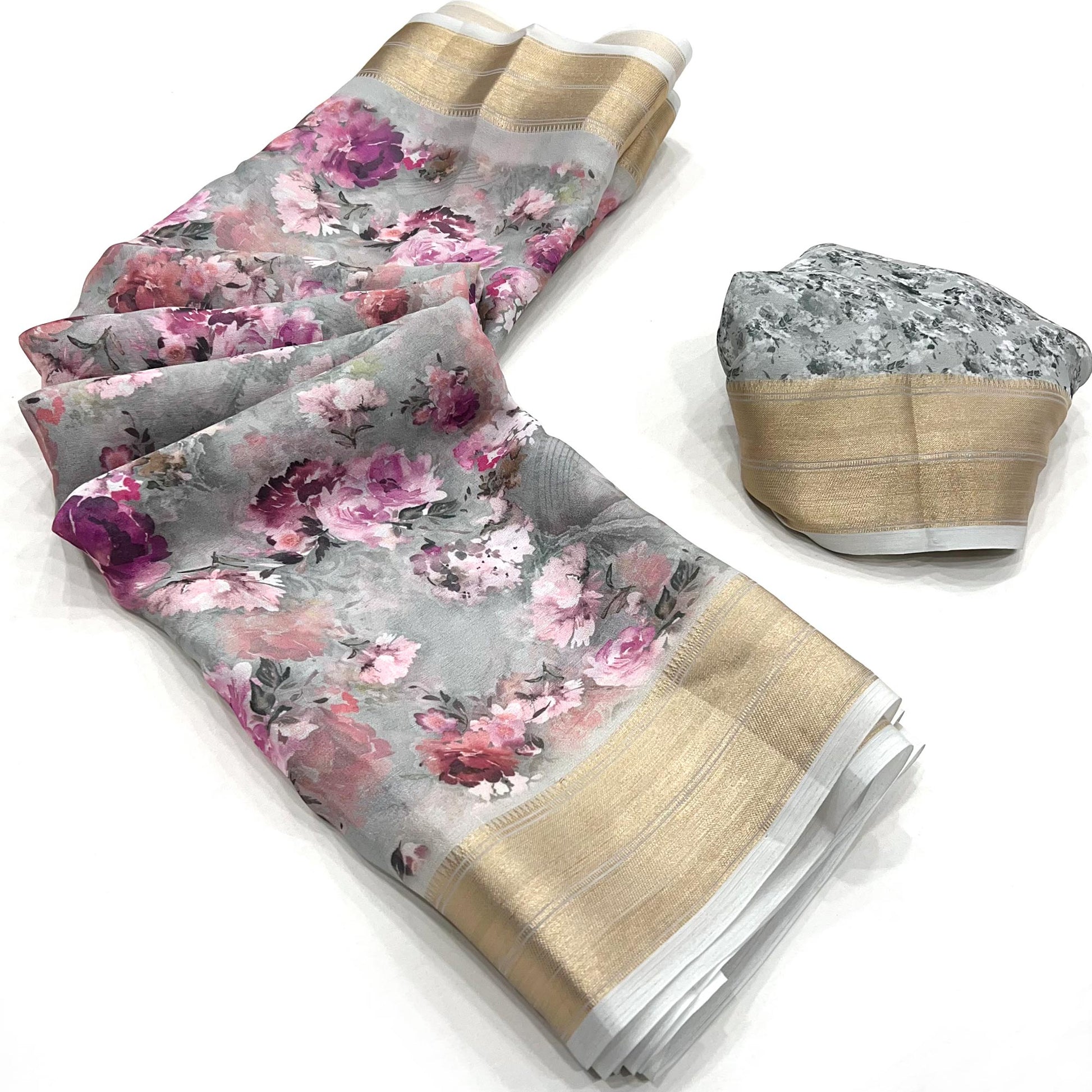 grey-floral-digital-printed-georgette-saree-with-zari-border