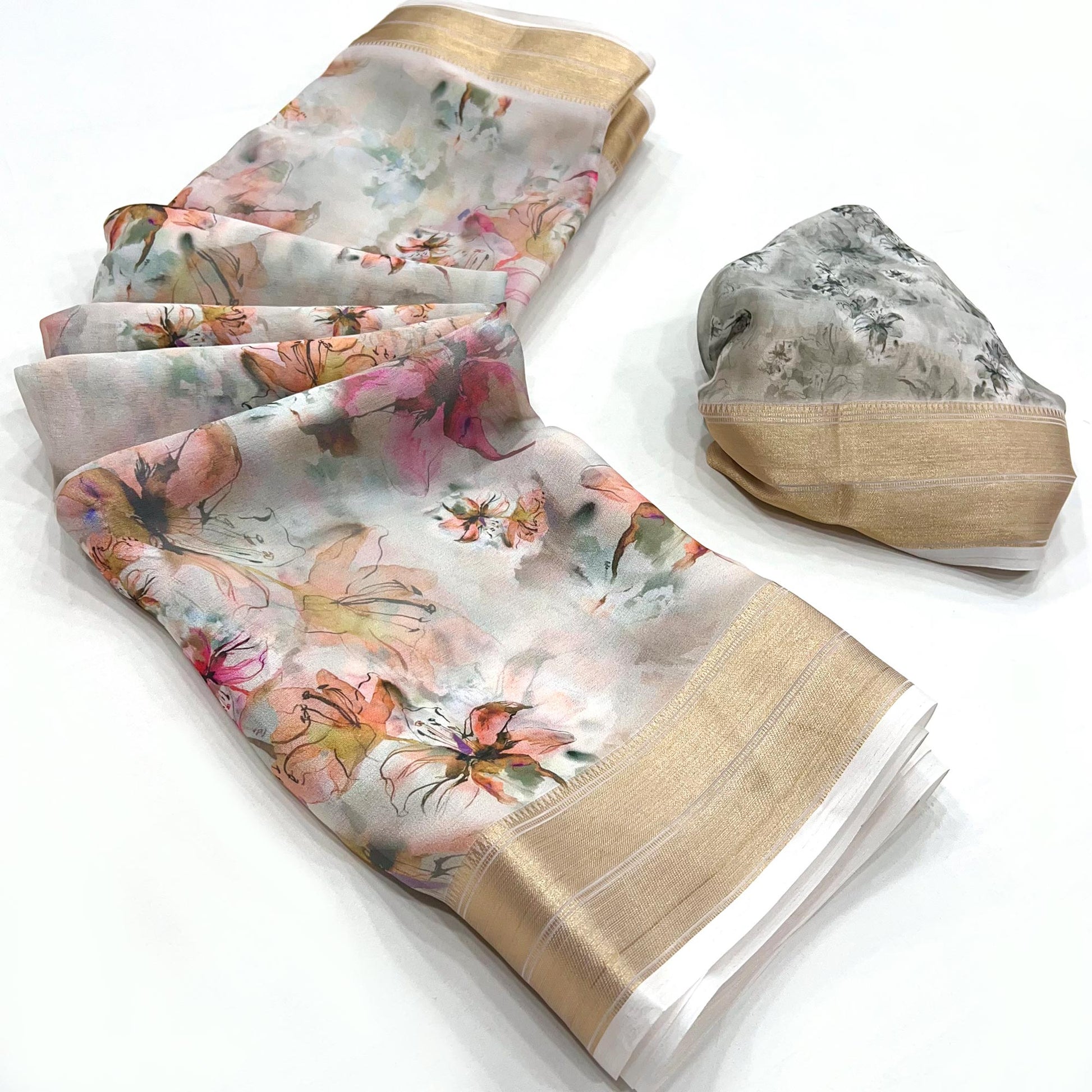 grey-flora-digital-printed-georgette-saree-with-zari-border