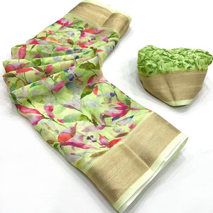 green-floral-digital-printed-georgette-saree-with-zari-border-2