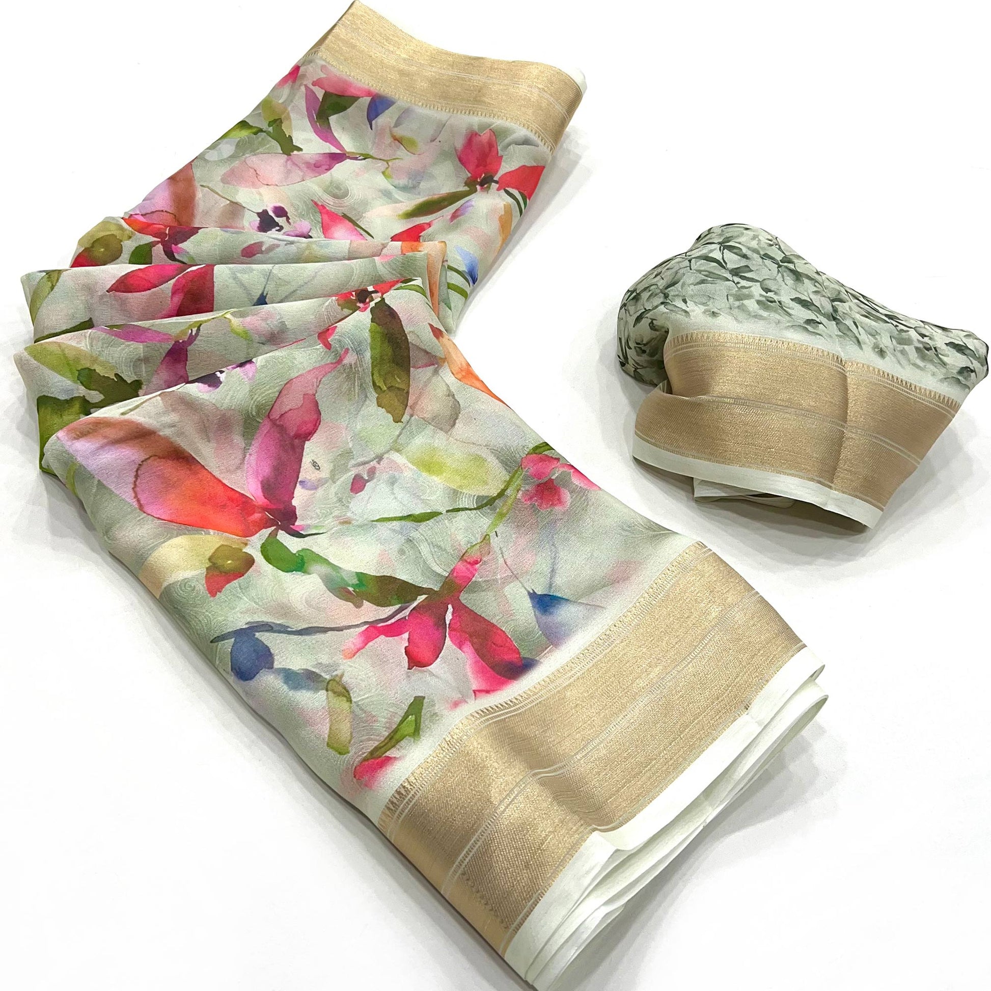 green-floral-digital-printed-georgette-saree-with-zari-border-1