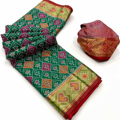 green-woven-cotton-silk-patola-saree-1