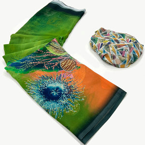 green-floral-digital-printed-georgette-saree-5