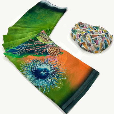 green-floral-digital-printed-georgette-saree-5