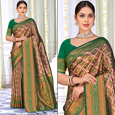 green-woven-cotton-silk-saree-with-tassels-18