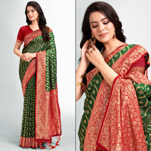 green-woven-banarasi-silk-saree-with-tassels-14